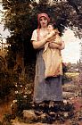 Famous Holding Paintings - A Mother Holding Her Child